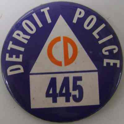 Detroit Police Civil Defense Pin