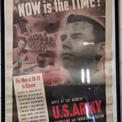 WWII US Army Recruiting Poster