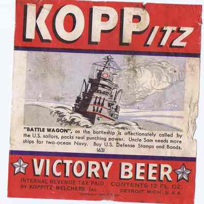 Koppitz Victory Beer Label #63