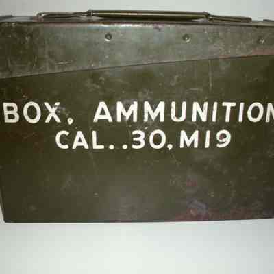 Box, Ammunition, M19