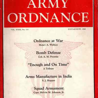 July-August1942 issue of Army Ordnance Magazine