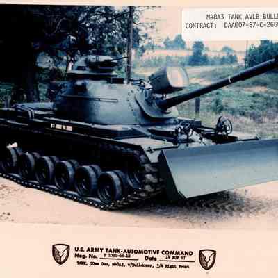 M48A3 Tank with Dozer Blade