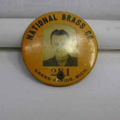 National Brass Co. Employee Badge