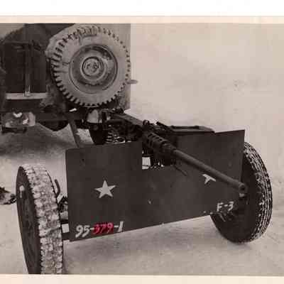 .50 Caliber trailer mount