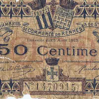 50 Centimes bank note