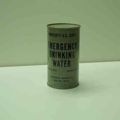 Canned Emergency Drinking Water