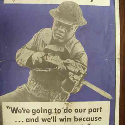 Joe Louis WWII Poster