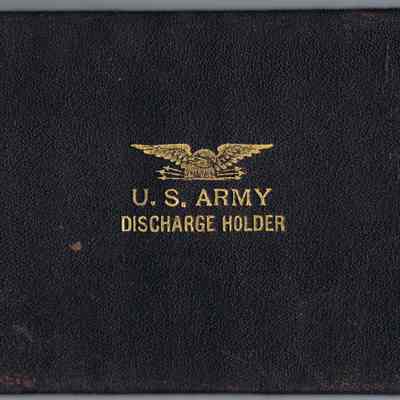 US Army Discharge Holder