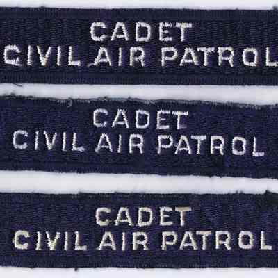 "Cadet, Civil Air Patrol" breast badge