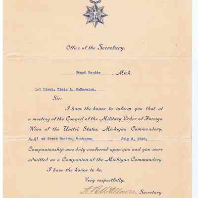 MOFW Companion Acceptance Letter