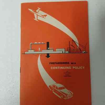 Preparedness as a Continuing Policy