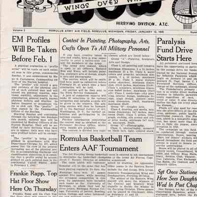 Wings Over Wayne, 1/12/45