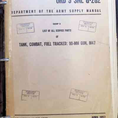 Tank, Combat, Full Tracked: 90-MM Gun ORD9