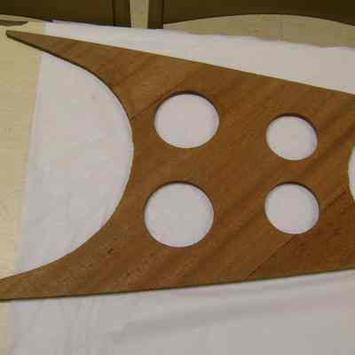 Waco CG4 Glider tail fairing