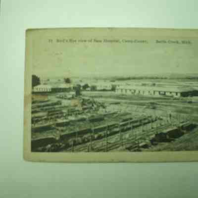 Camp Custer Post Card, Base Hospital