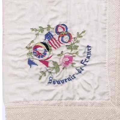 Embroidered French Handkerchief