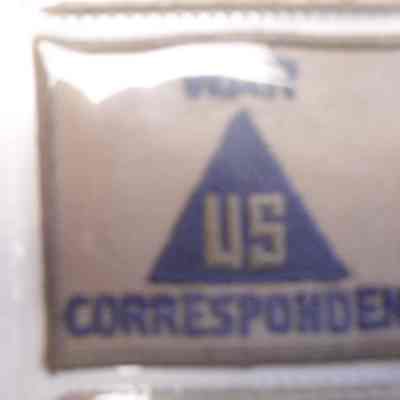 War Correspondent shoulder patch