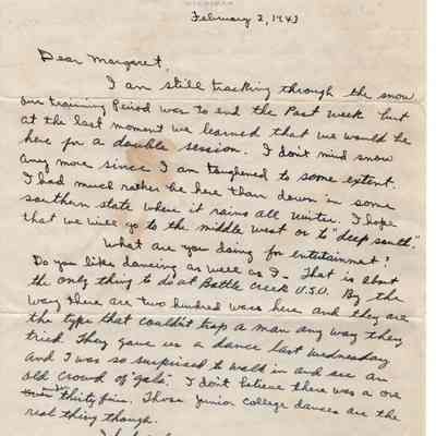 Ft Custer Letter