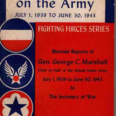 Report on the Army, 1939 to 1943