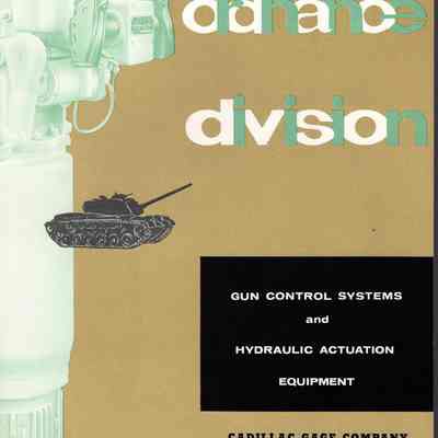 Cadillac Gage Ordnance Division: Gun Control Systems