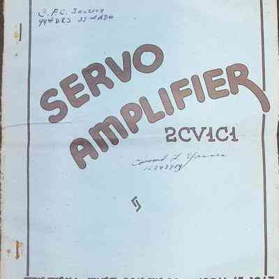 Servo Amplifier 2CV1C1