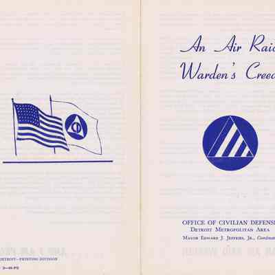 Air Raid Wardens Creed