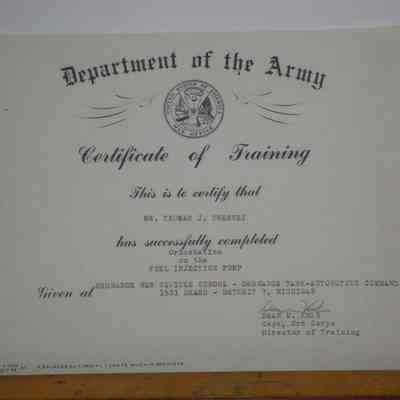 Certificate of Training- OTAC 2