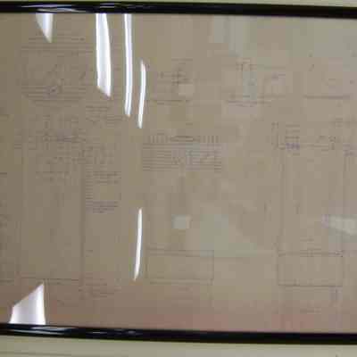 Le Rhone Engine Cylinder Blueprint