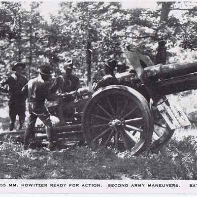 Second Army Maneuvers Postcard