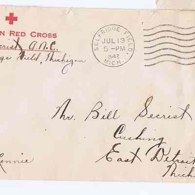 Red Cross Envelope from Selfridge