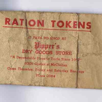 Ration Token Envelope