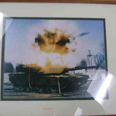 M1A1 Destructive test photo