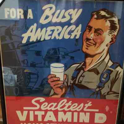 Sealtest Vitamin D Milk Poster