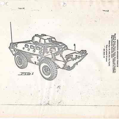 Cadillac Gage V100 Commando Patent Pg. 1