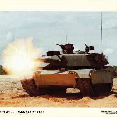 M1 Abrams Publicity Photo Card