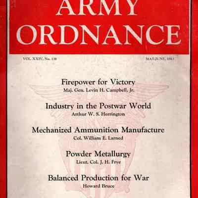 May-June 1943 issue of Army Ordnance Magazine