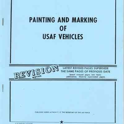 Painting and marking of USAF Vehicles