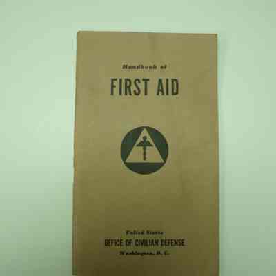 Civil Defense First Aid manual