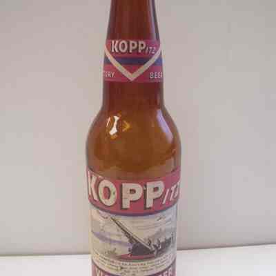 Koppitz Victory Beer Bottle with label