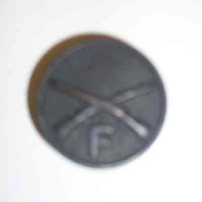 US Army pre-1936 enlisted collar disk