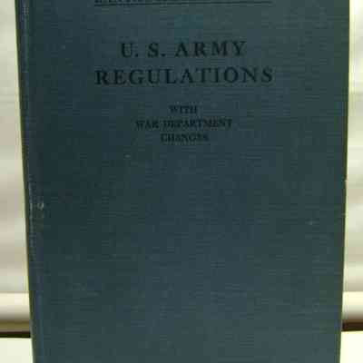 Banta's Special Edition - U.S. Army Regulations with War Department Changes 1913 (1917 Corrected)