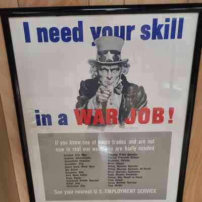 I Need Your Skill War Job Poster