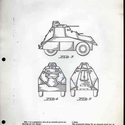 Cadillac Gage "Peacemaker" Armored Patrol Car Drawing Pg 2