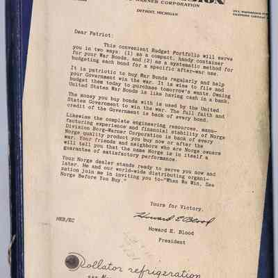 War Bond Portfolio: Rear