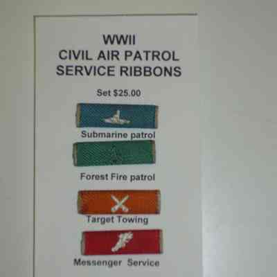 Set of WWII CAP Service ribbons
