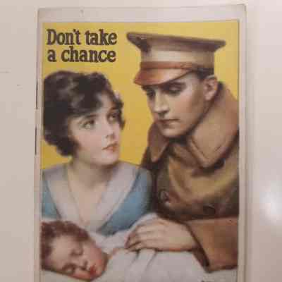 Don't take a chance booklet WW1
