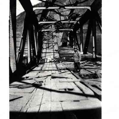 Robert Linenger on the Ludendorf Bridge