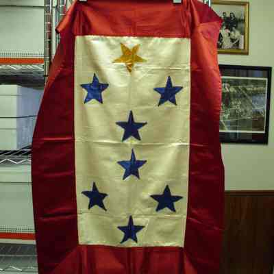 Large Blue / Gold Star banner