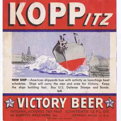 Koppitz Victory Beer label #64