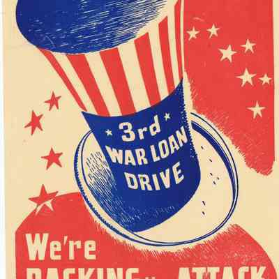 3rd War Loan Window Decal